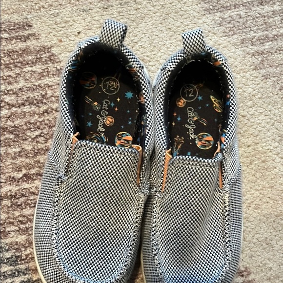 Cat & Jack Kids Slip-On Shoes - Navy and White - Picture 2 of 9